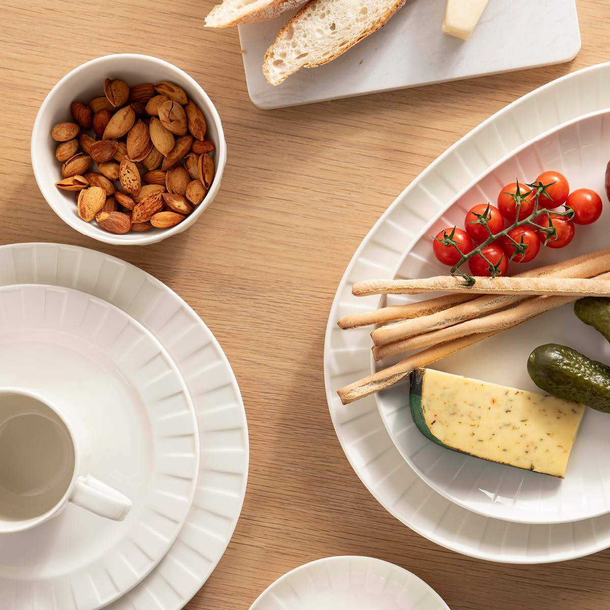 Stiernholm Senja tallerken 27 cm hvit