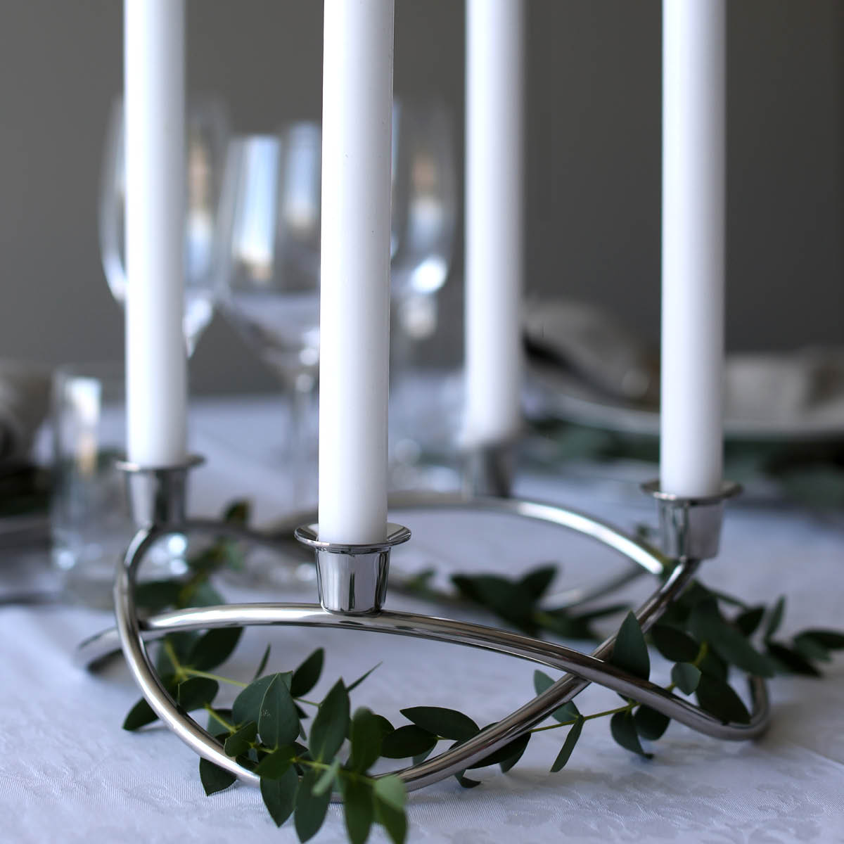 Georg Jensen Season Ljusstake 4-armad 26 cm Rostfri blank