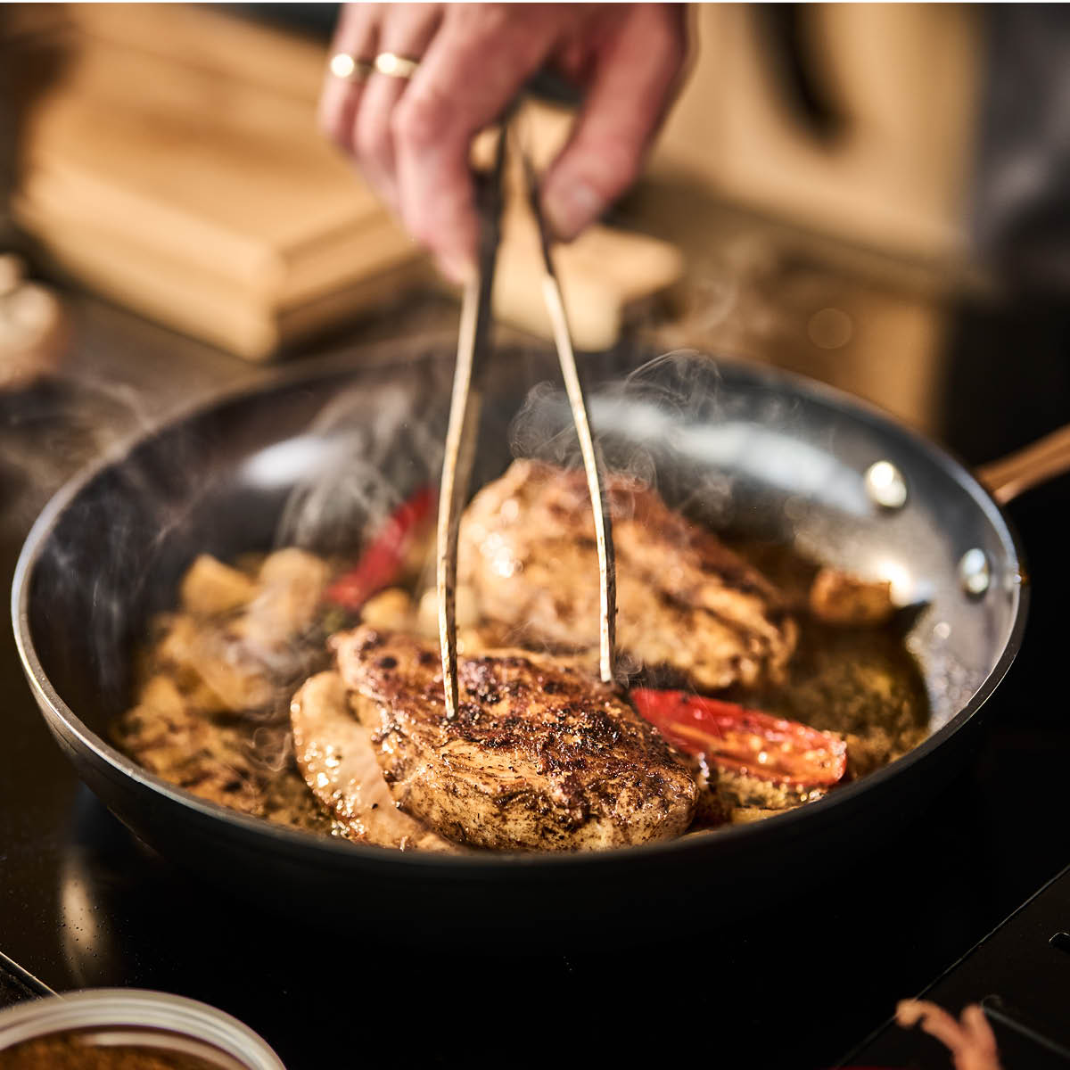 Modern House Black Copper stekepanne 28 cm