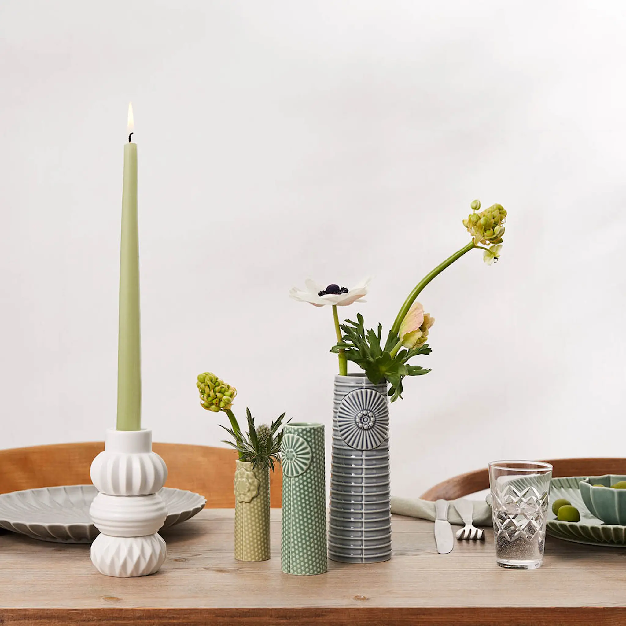 Dottir Pipanella Dot Maljakko 9 cm Wasabi