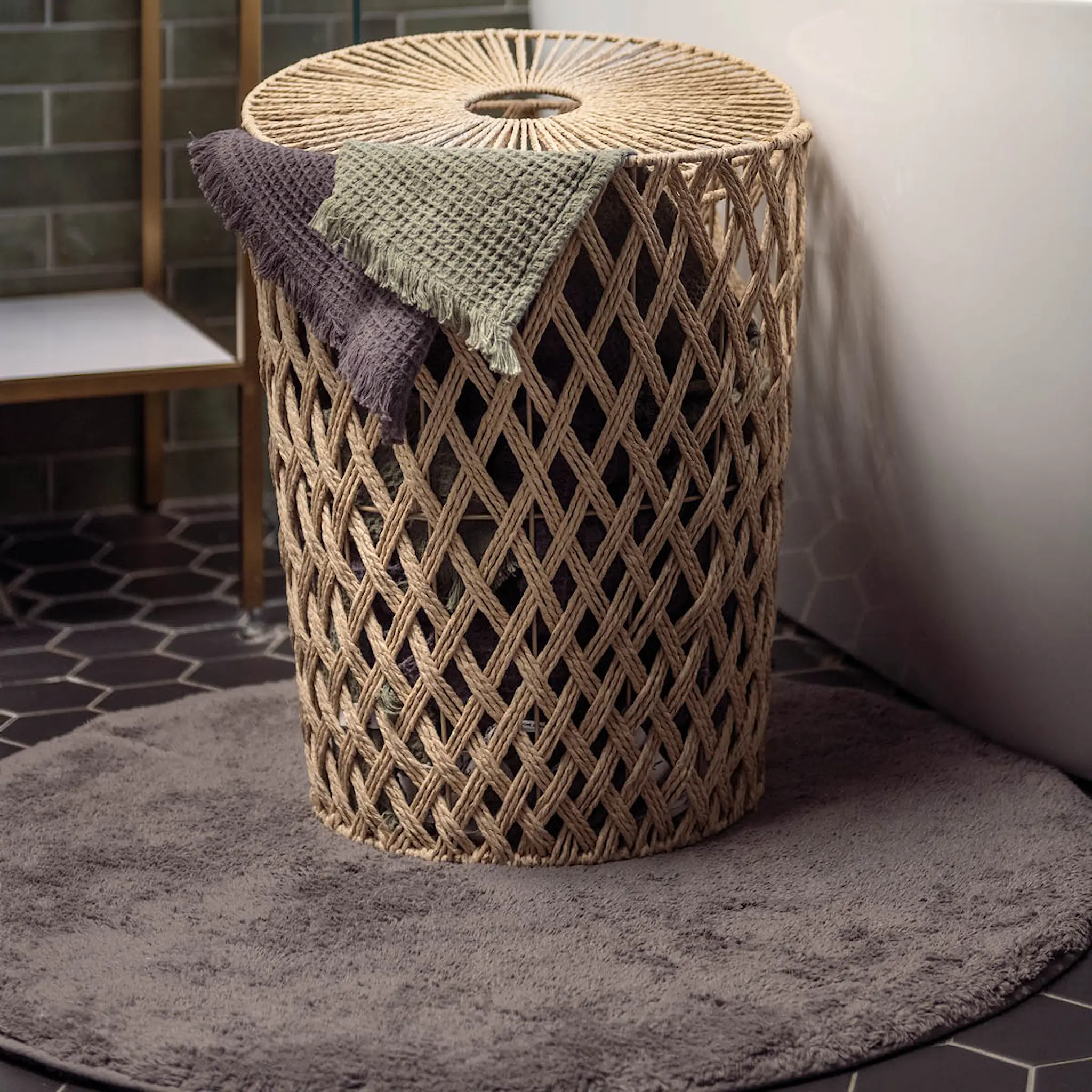 Fanni K Kimmel badrumsmatta 90 cm granit