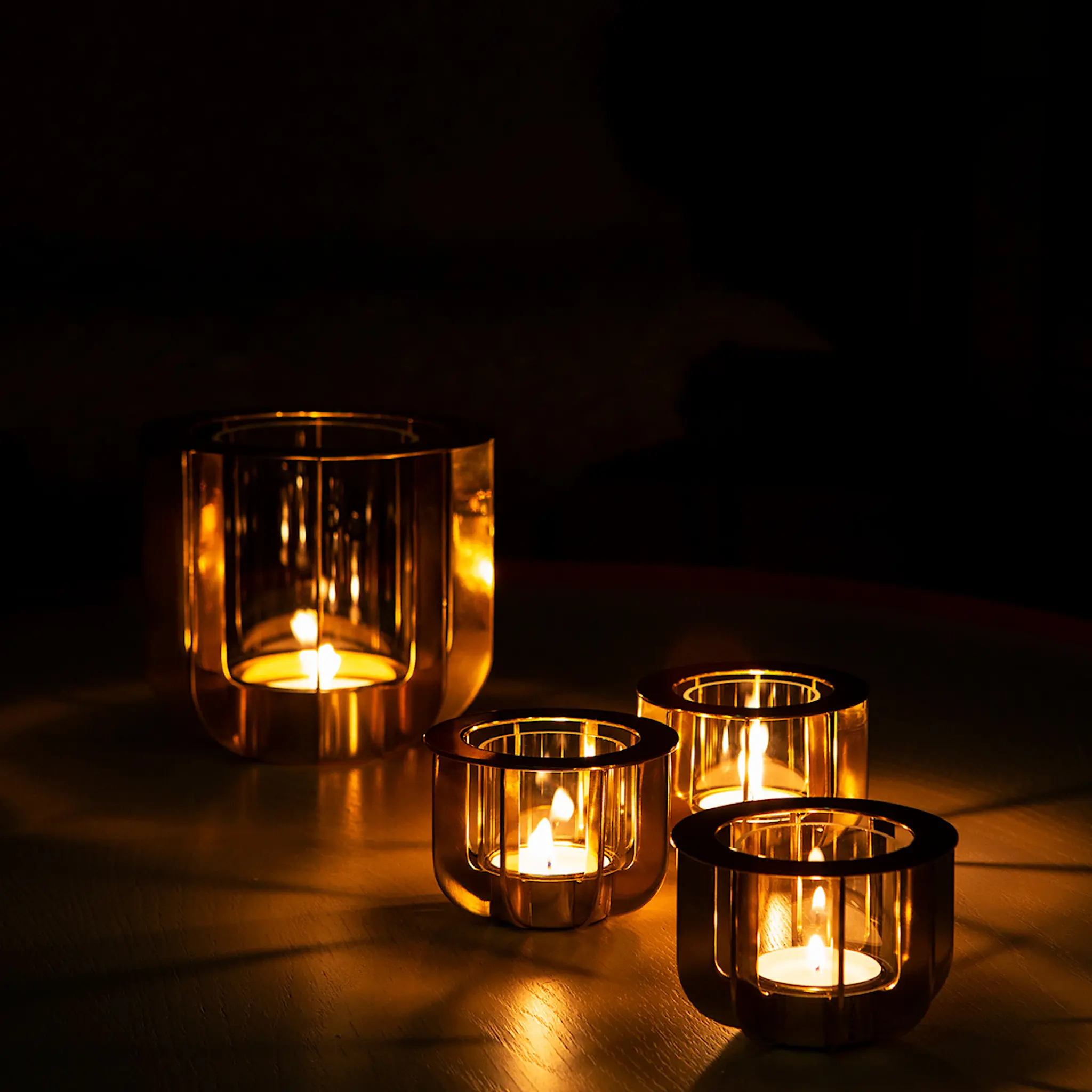 Klong Jazz Kynttilänpidike 14,5x13 cm Messinki