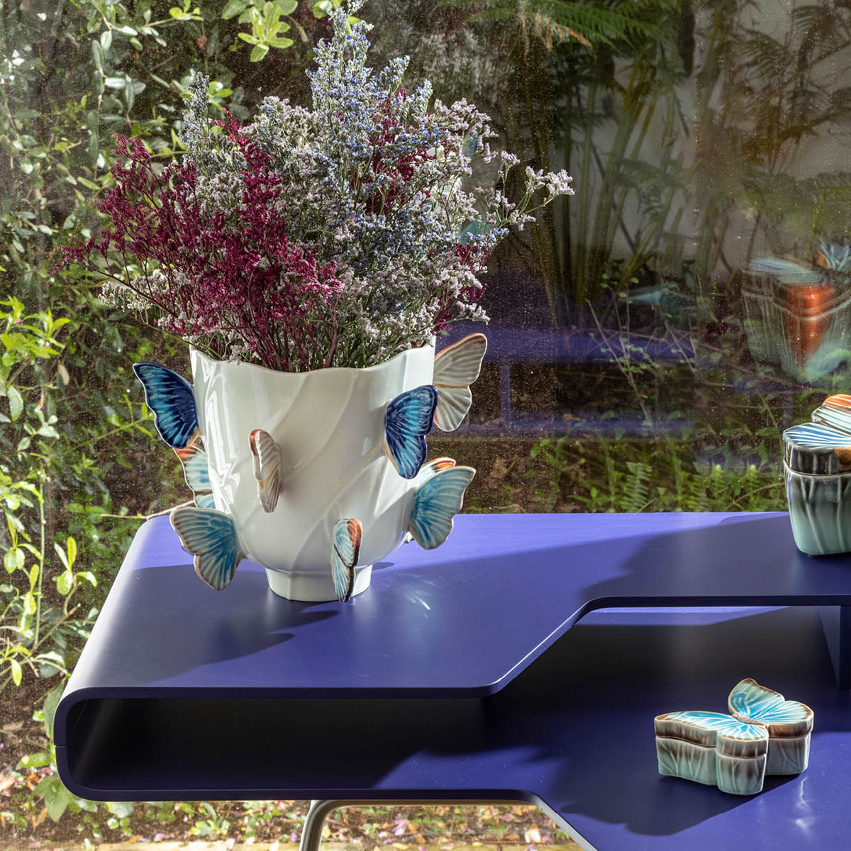 Bordallo Pinheiro Cloudy Butterfly Maljakko 36 cm