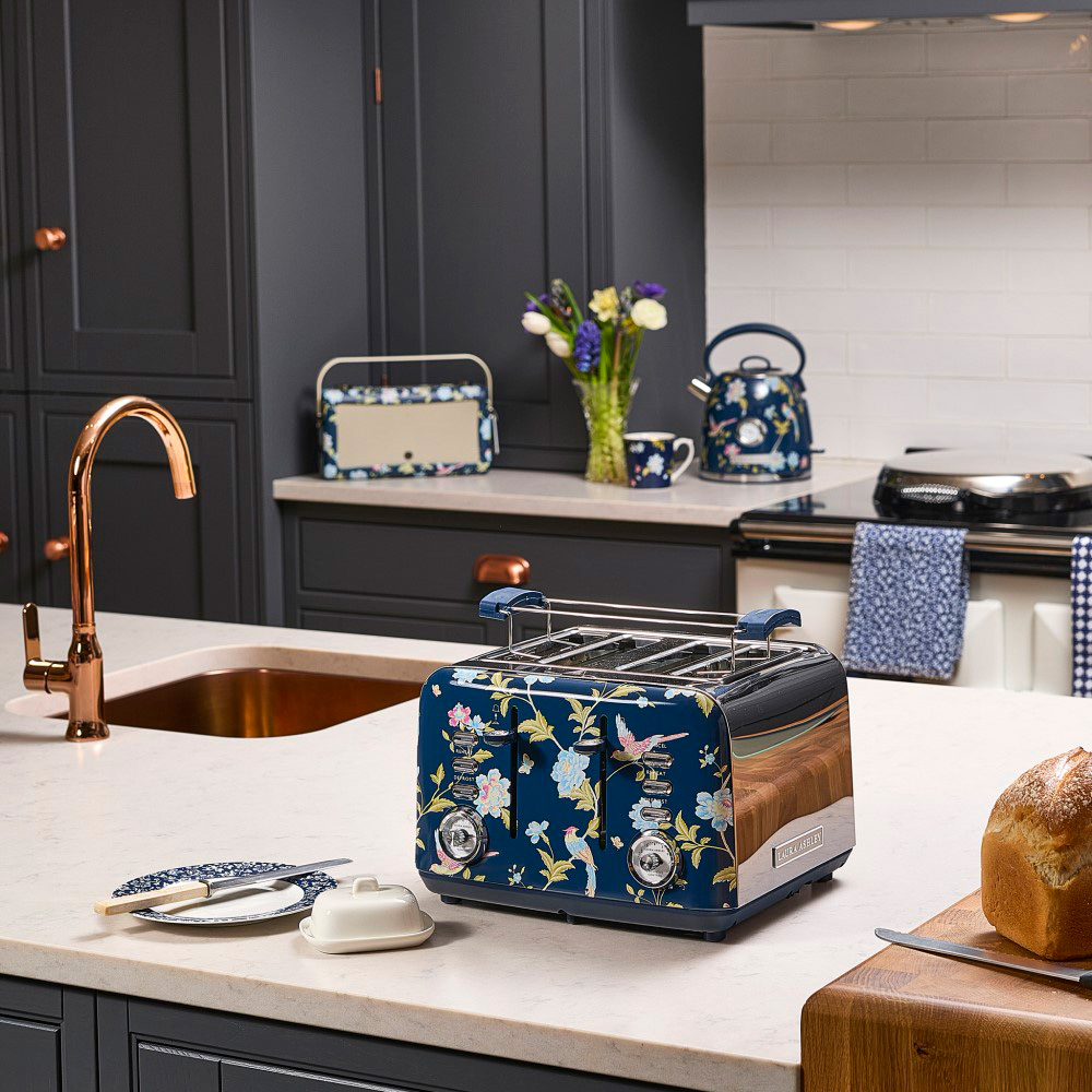 Laura Ashley Elveden Brödrost 4-skivor Blå