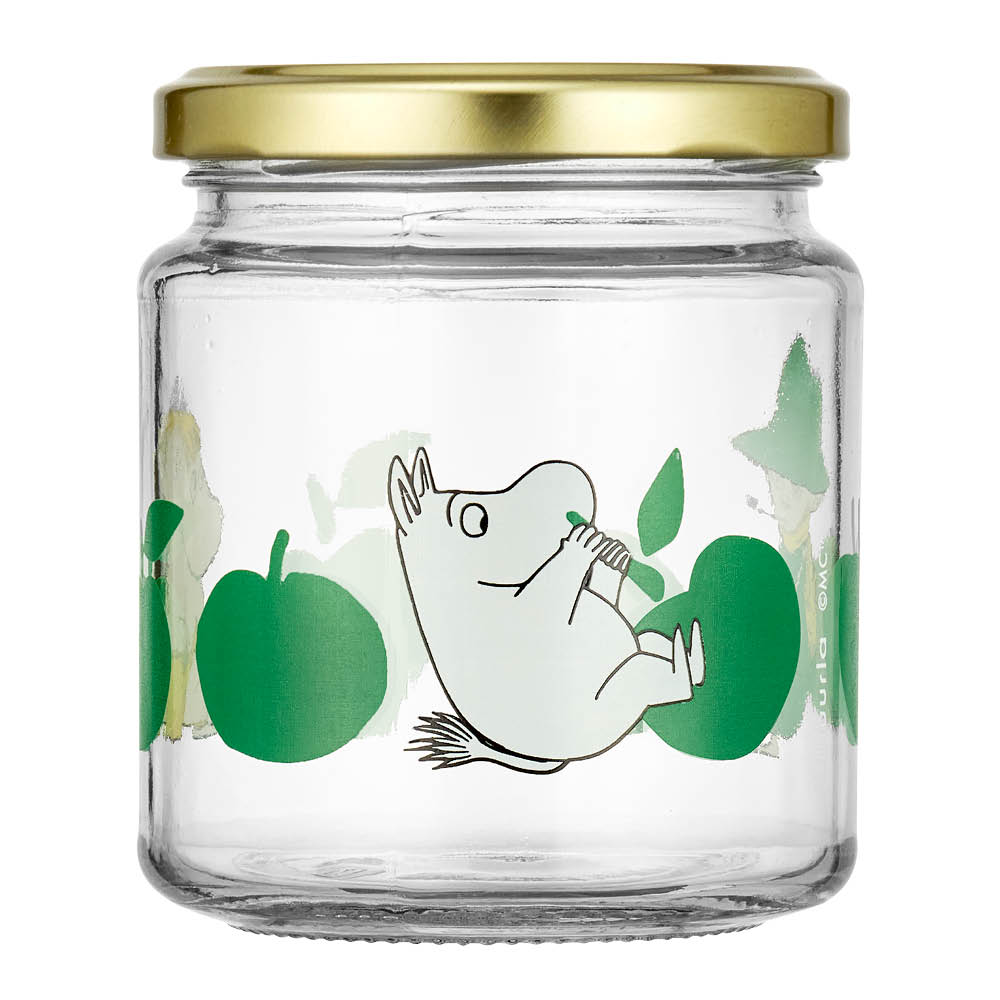 Muurla Mumin glasburk 0,5 L Glada Äpplen