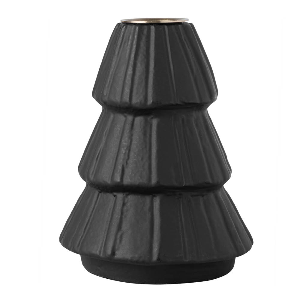 Villeroy & Boch Christmas Chic ljusstake trä 24,5 cm svart