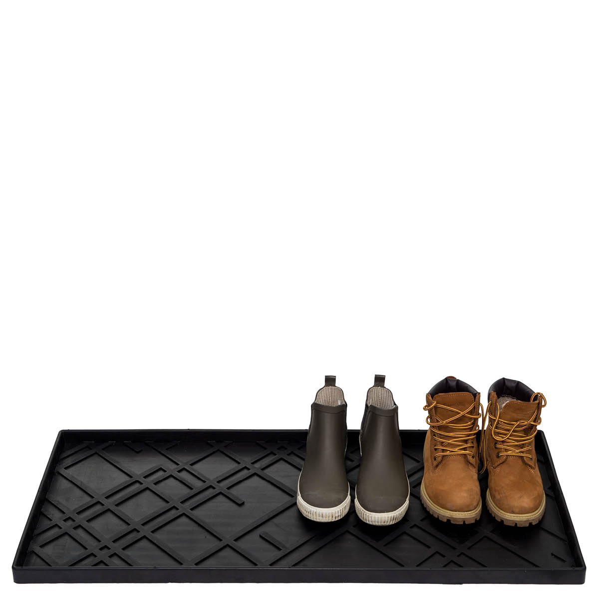 Tica Copenhagen Lines sko- og støvelbrett 88x38x3 cm svart