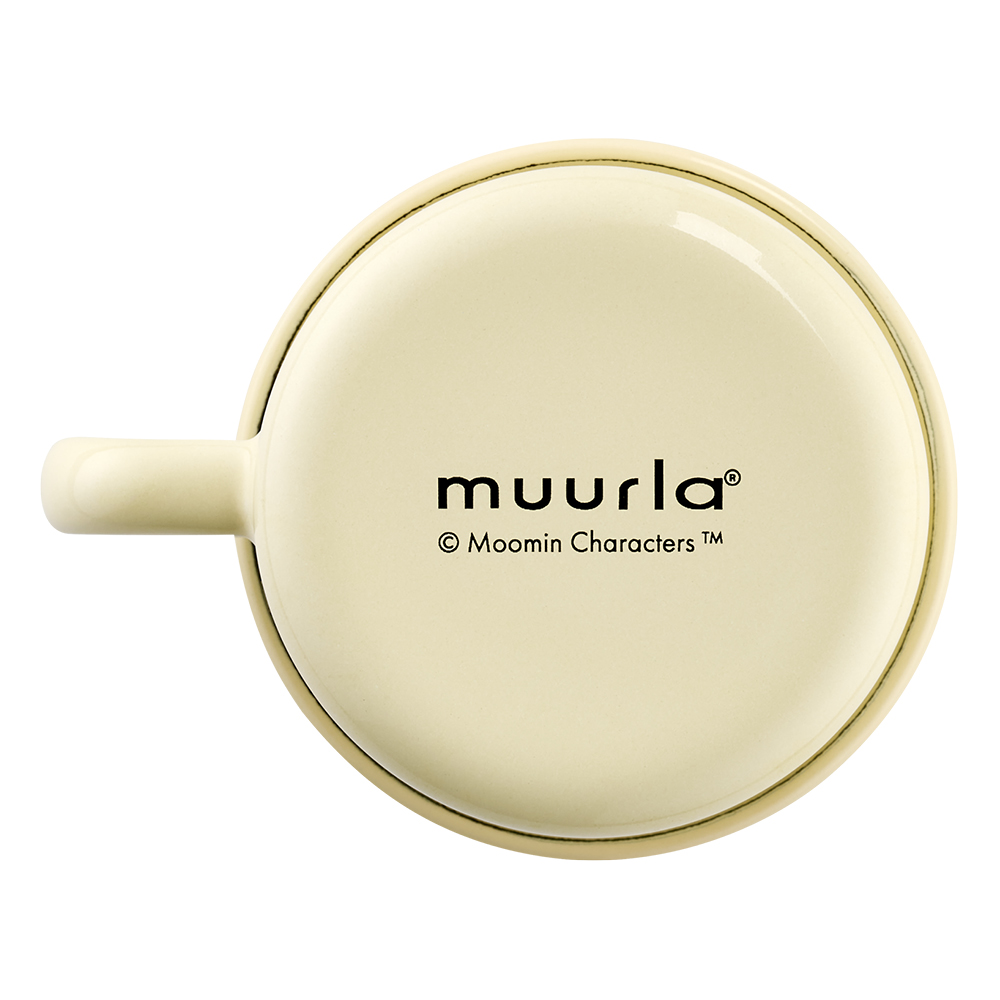 Muurla Mumin emaljmugg 25 cl äng ljusgul