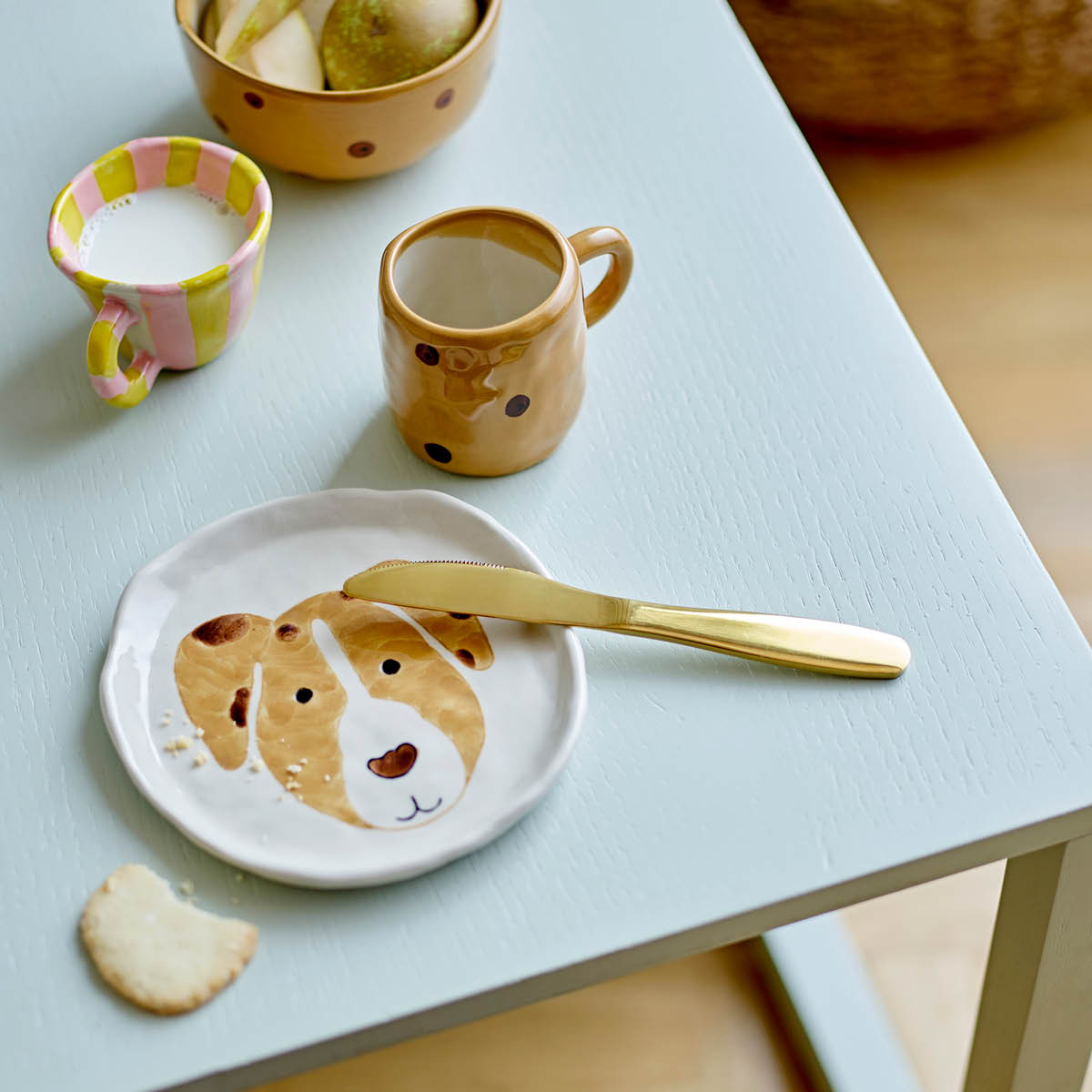 Bloomingville MINI Nini mugg 10 cl rosa/gul