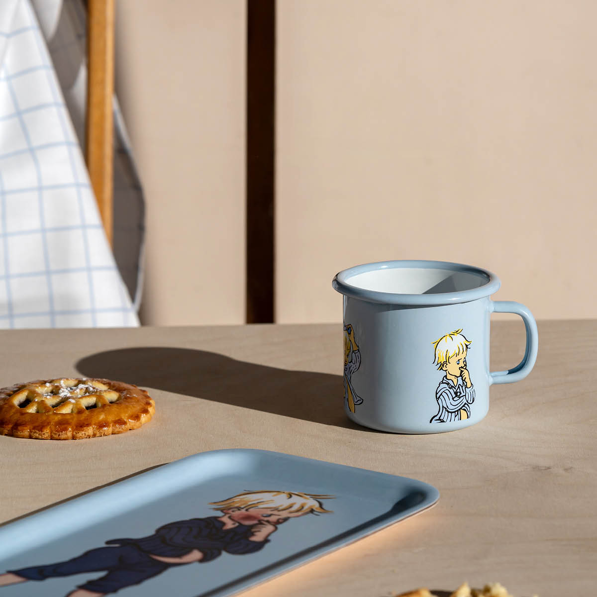 Muurla Eemeli Emalimuki Eemeli 25 cl Sininen