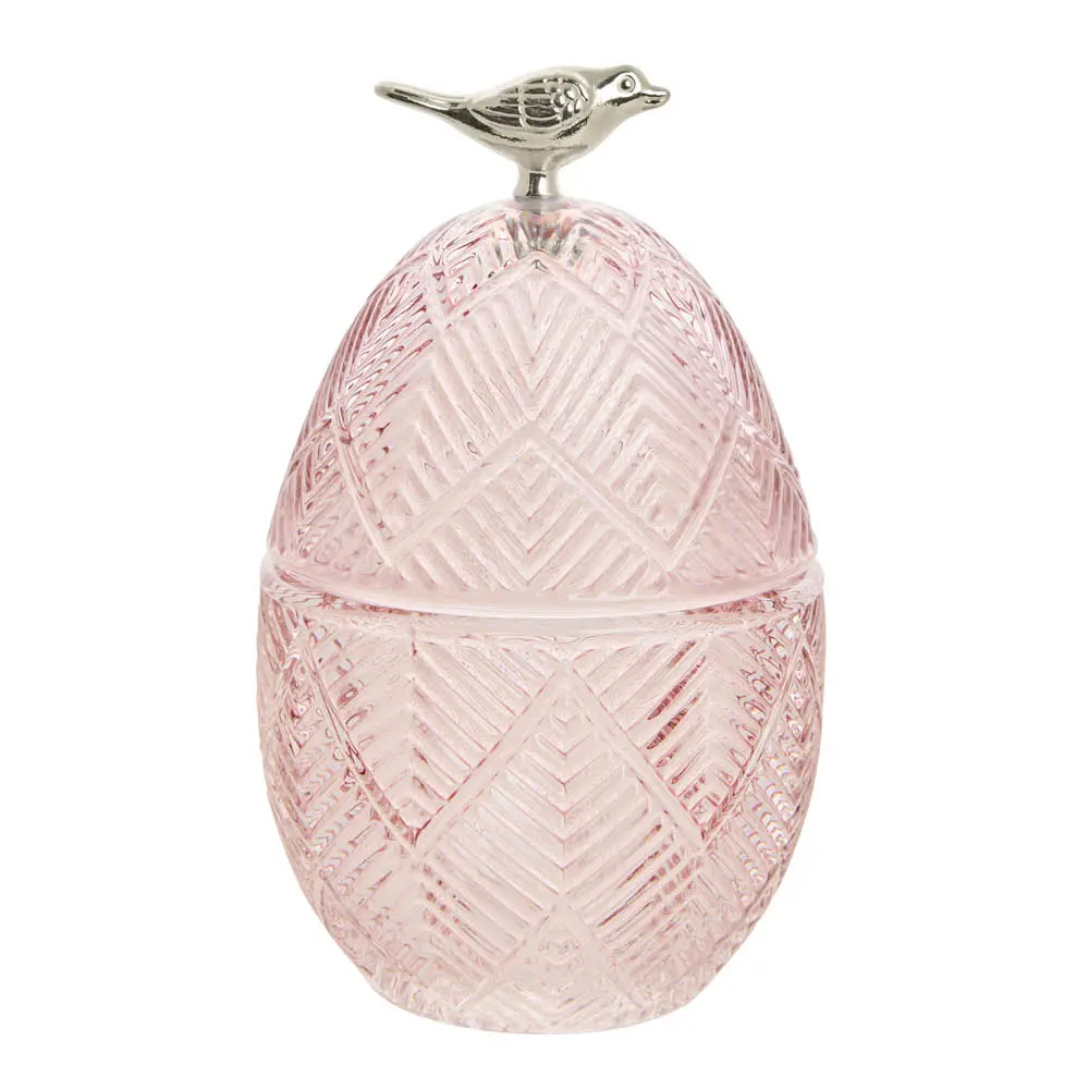 Esilia Bonbonniere pääsiäismuna 15,5 cm Dusty Rose