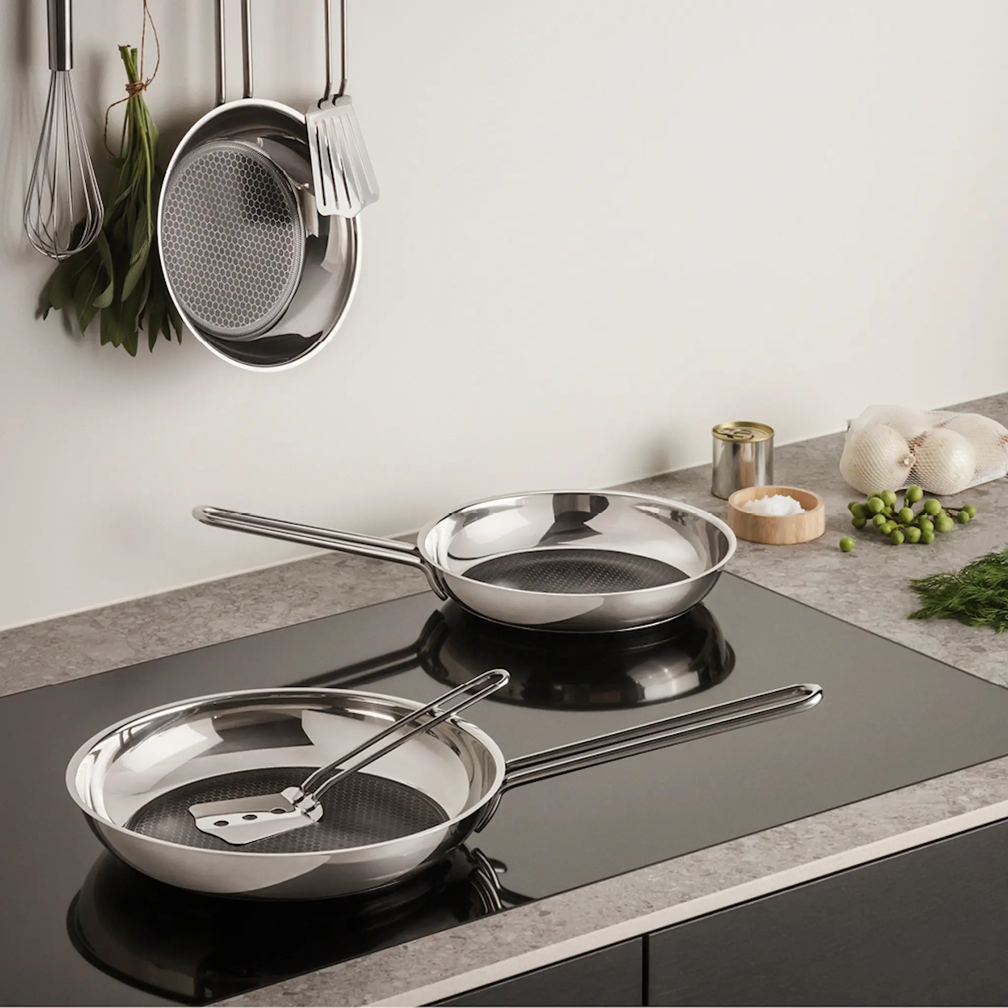 Eva Trio Mosaic Paistinpannu 24 cm Ruostumaton teräs