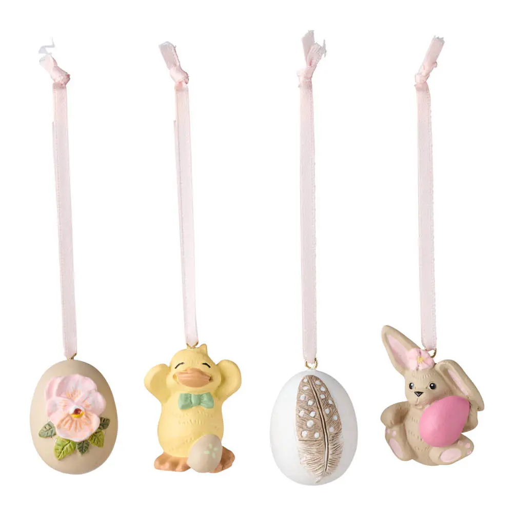 Dyrebarn påskepynt 4 stk vår 2024