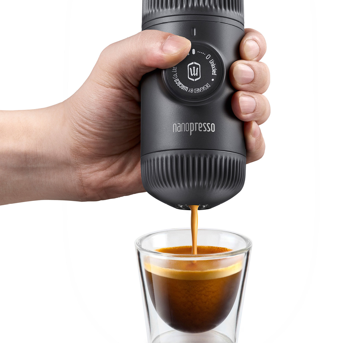 Wacaco Nanopresso bärbar espressomaskin grå