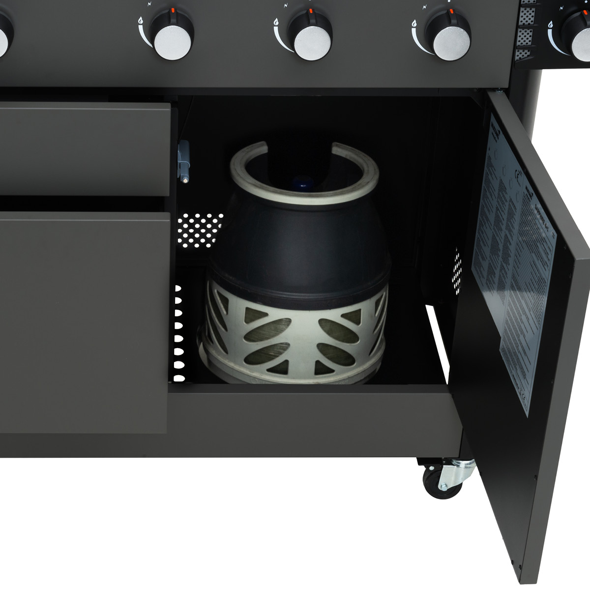 Mustang Sapphire gasolgrill 4+1