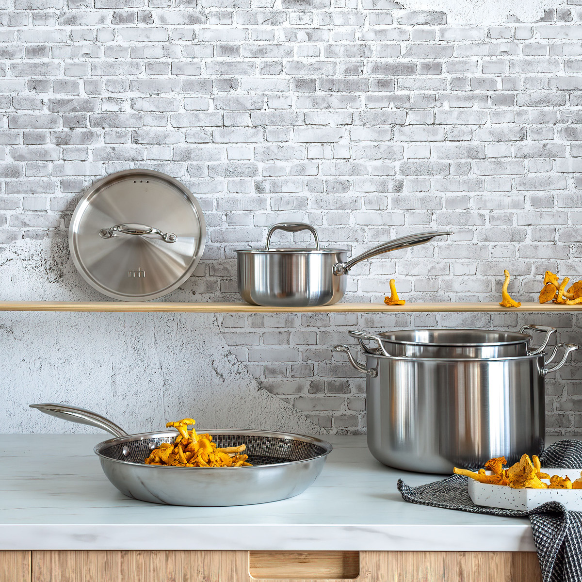 Modern House Rix Circle gryte 6,5L blankt stål