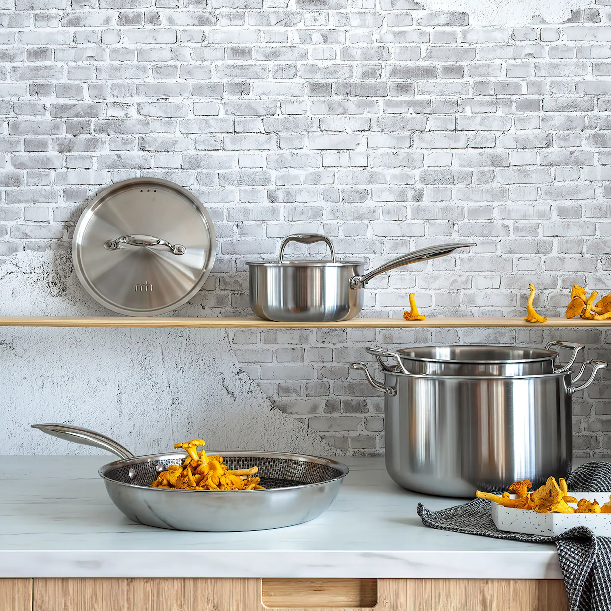Modern House Rix Circle gryta 6,5 L blankt stål