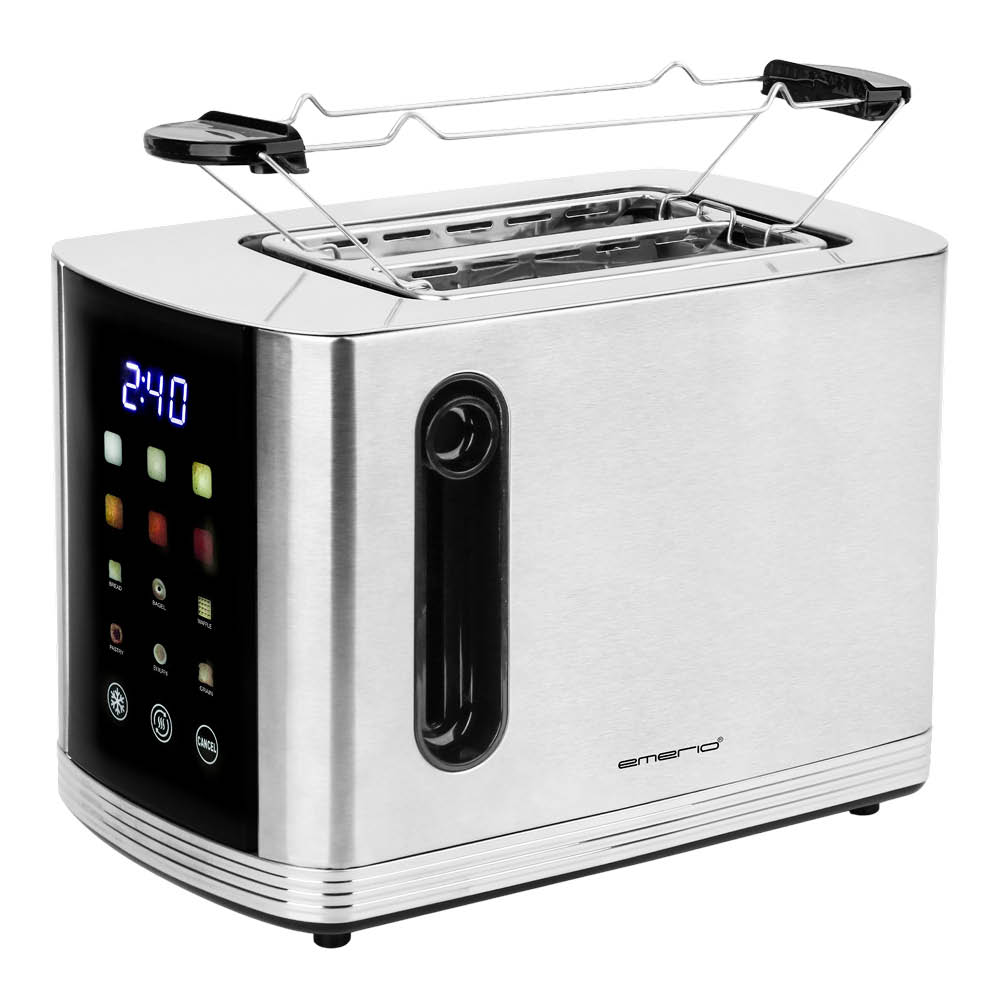 EMERIO - Leivänpaahdin 2 viipaletta 800W Ruostumaton teräs