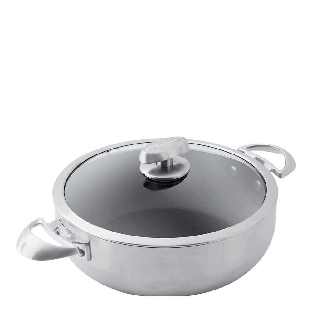 Scanpan CS+ serveringspanna med lock 26 cm med beläggning