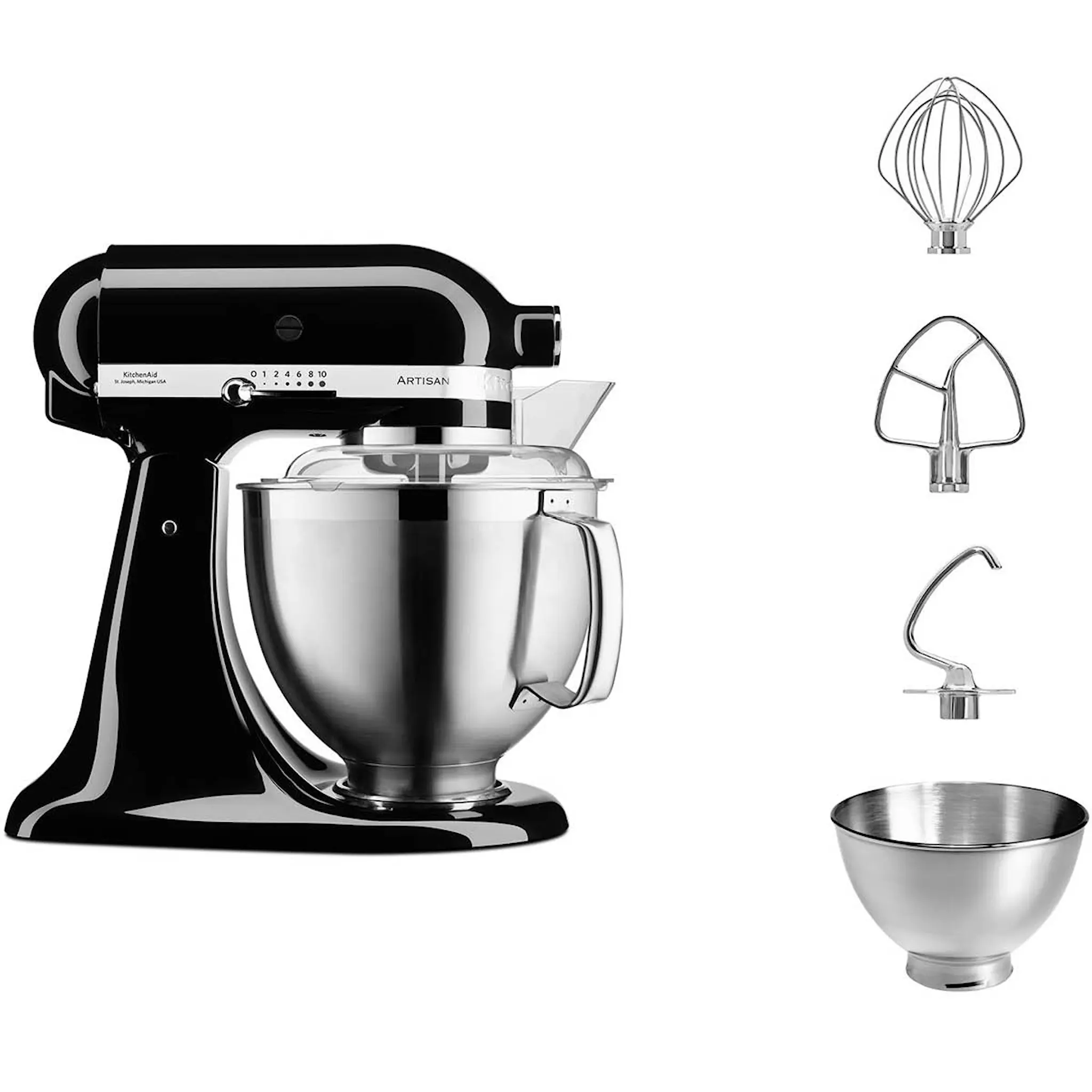 KitchenAid KitchenAid Artisan Köksmaskin 5KSM185PS 4,8 L Svart