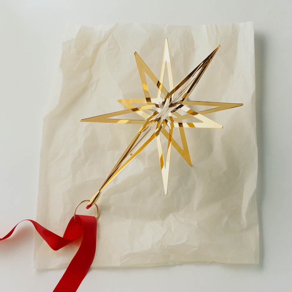 Georg Jensen Jul 2025 Lyra toppstjärna mellan 22,5 cm guld