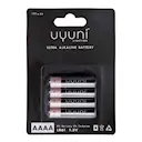 Batterier 4-pack AAAA Svart