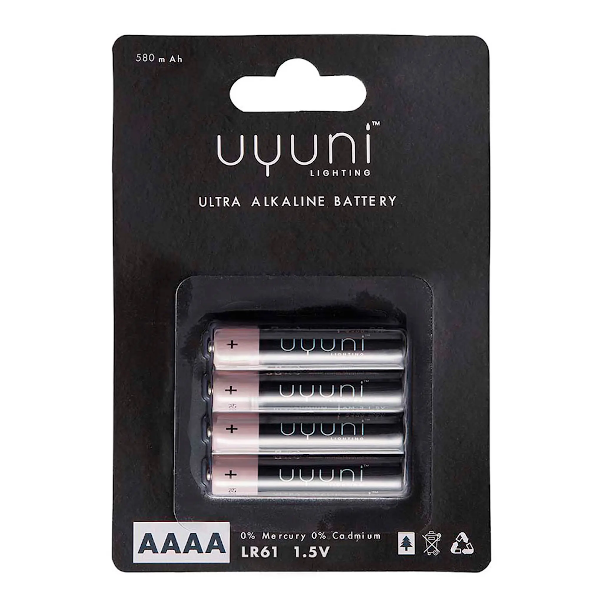 Uyuni Lighting Batterier 4-pack AAAA Svart