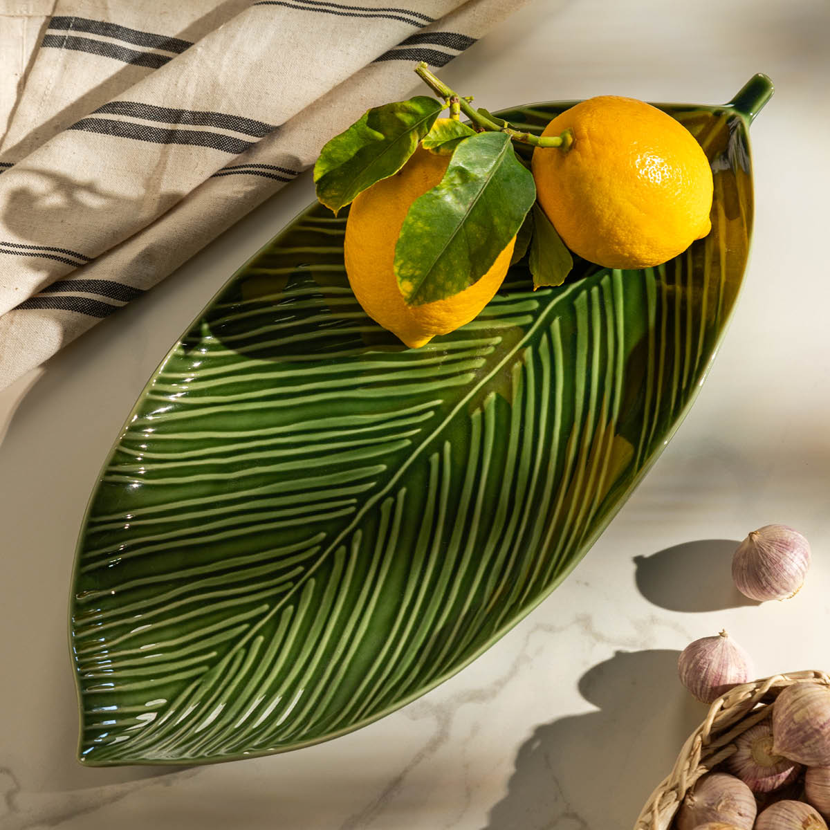 Stiernholm Botanica Serveringsfat 42,8x20 cm Stora lövet