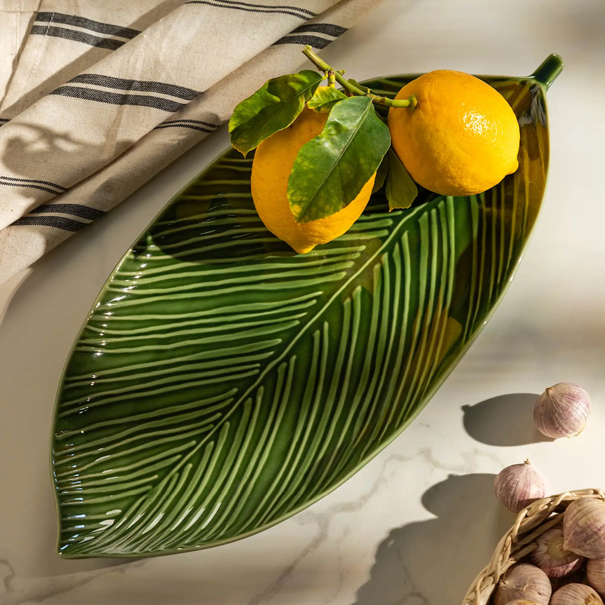 Stiernholm Botanica Tarjoilulautanen 42,8x20 cm Vihreä