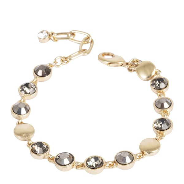 Nomad armband 17,5 cm guld/brun