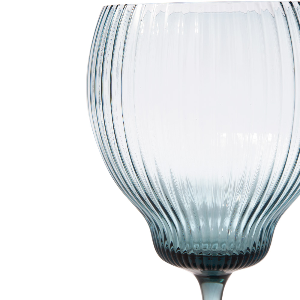 Pols Potten Pum vinglass 22 cm 2 stk blå