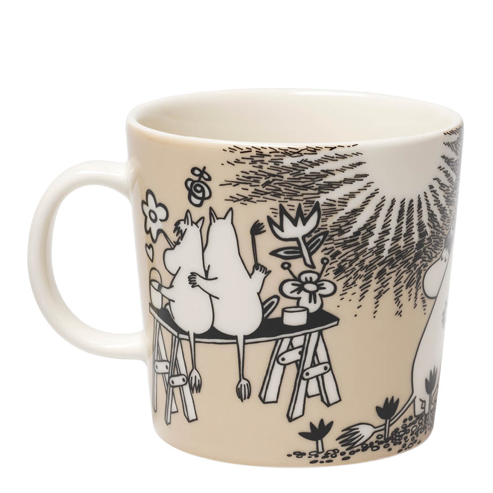 Moomin Arabia Muminmugg 40 cl Kärlek beige