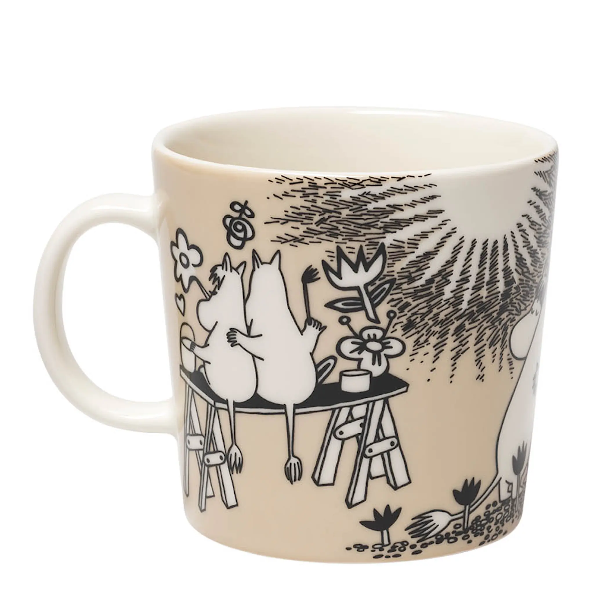 Moomin Arabia Muminmugg 40 cl Kärlek beige