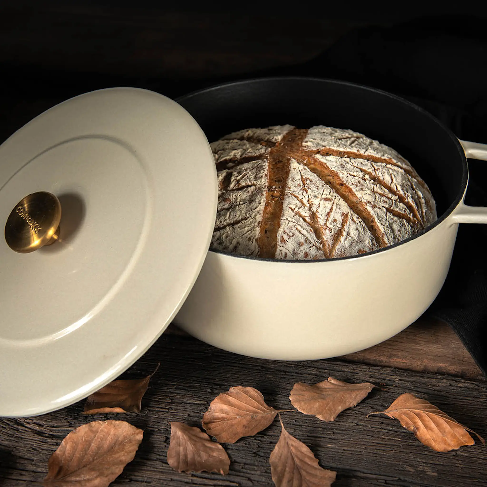 Combekk Gjutjärnsgryta 24 cm 3,8 L sand