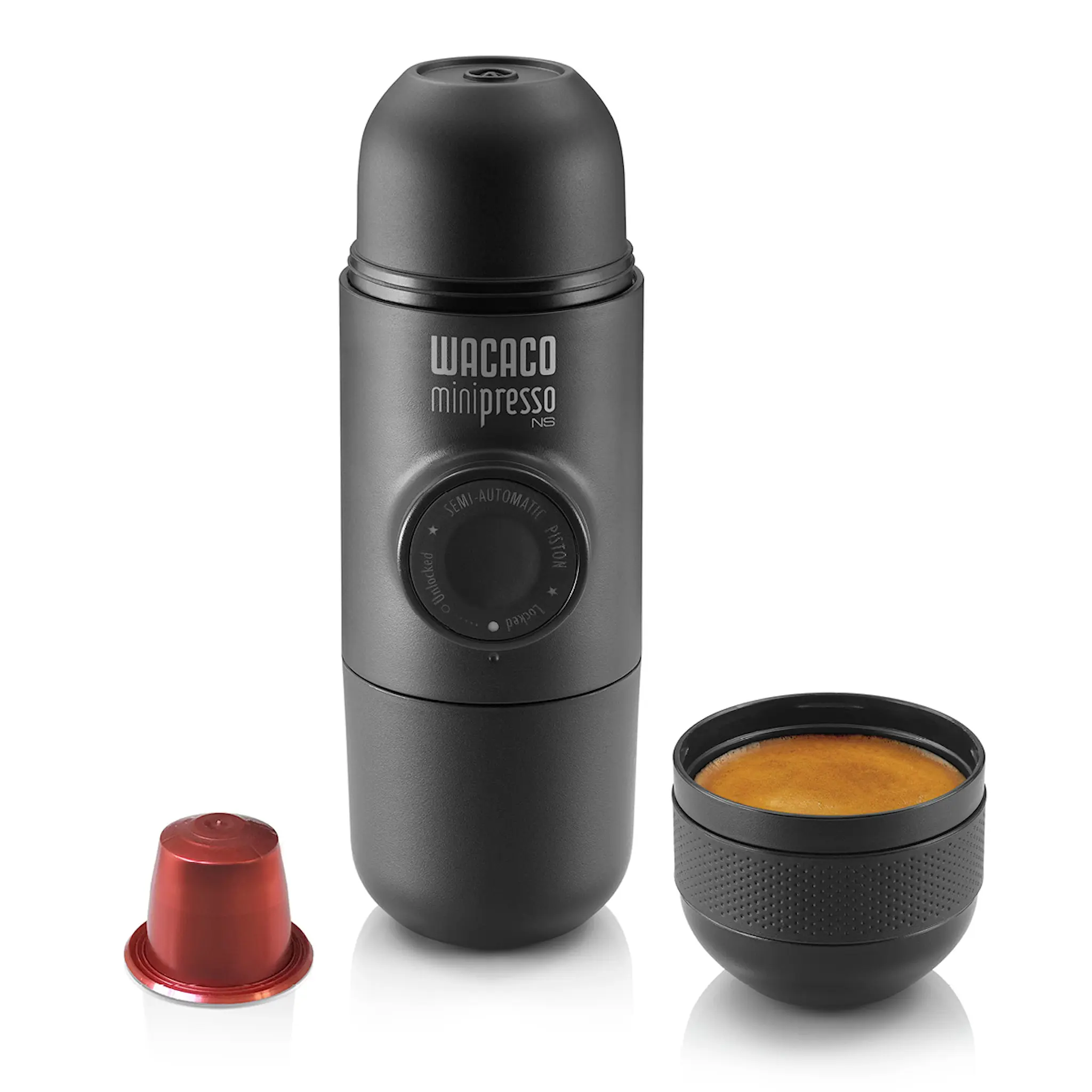 Wacaco Minipresso NS bärbar espressomaskin svart