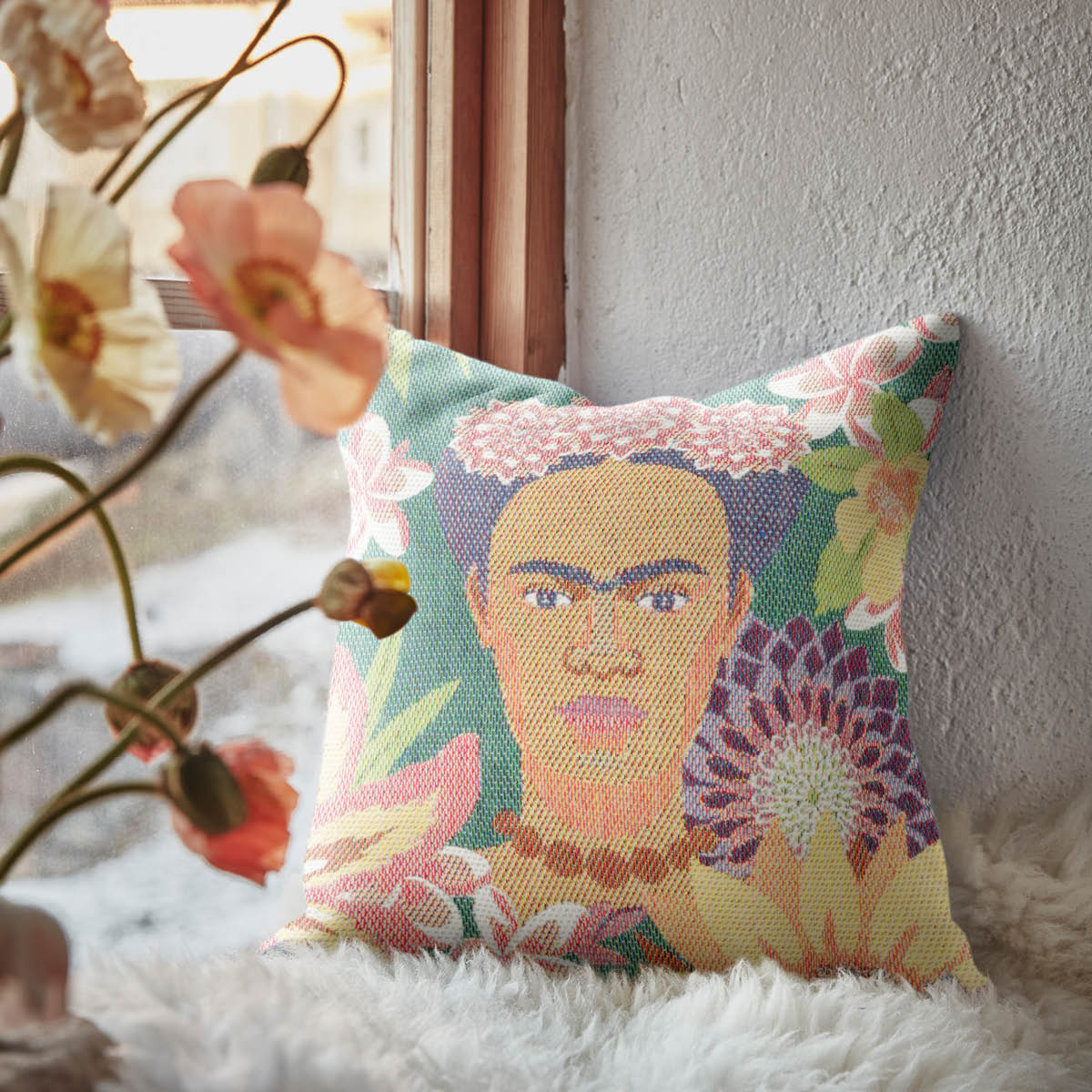 Ekelund Frida Kahlo Flores putetrekk 40x40 cm