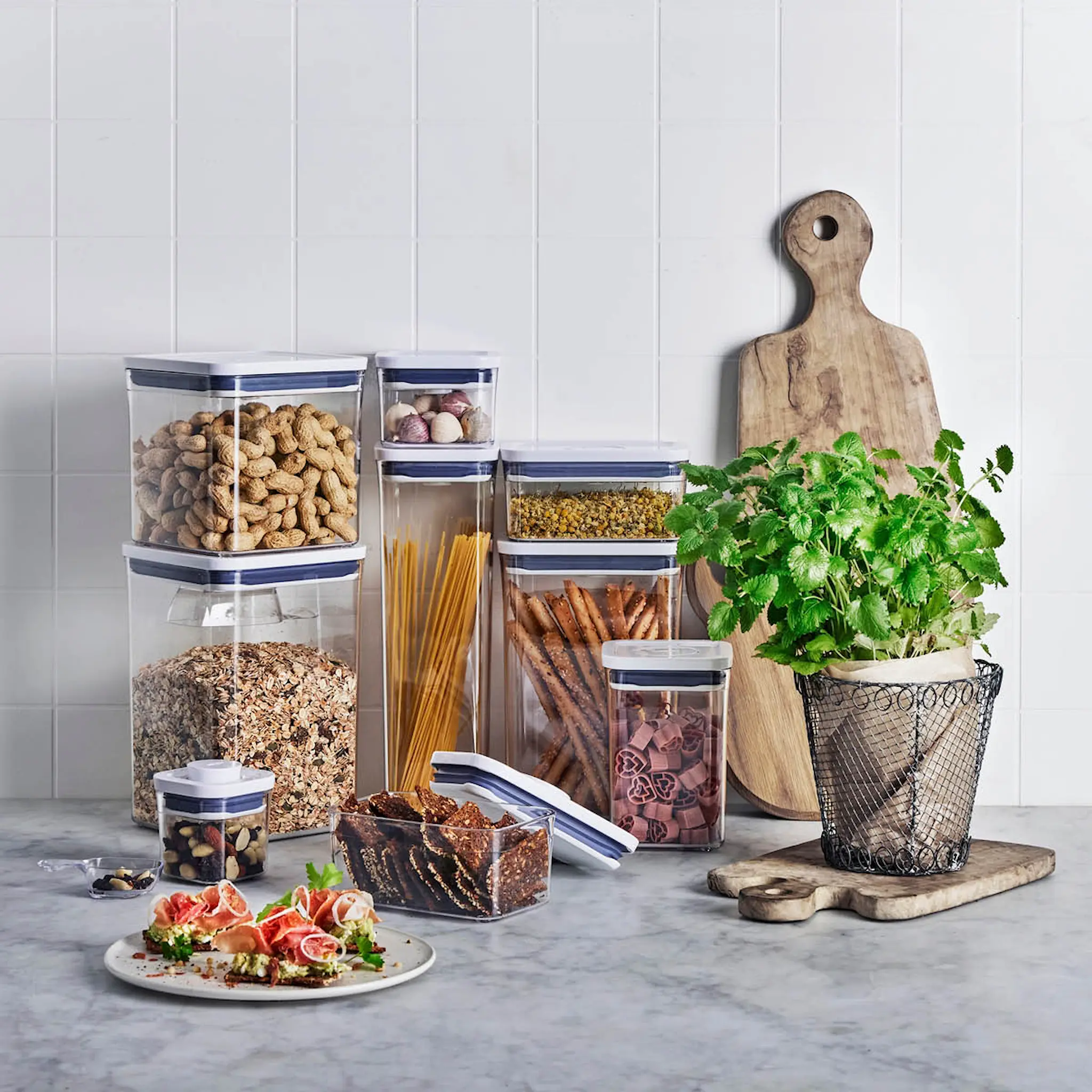 Oxo Pop Behållare kvadratisk 0,4 L