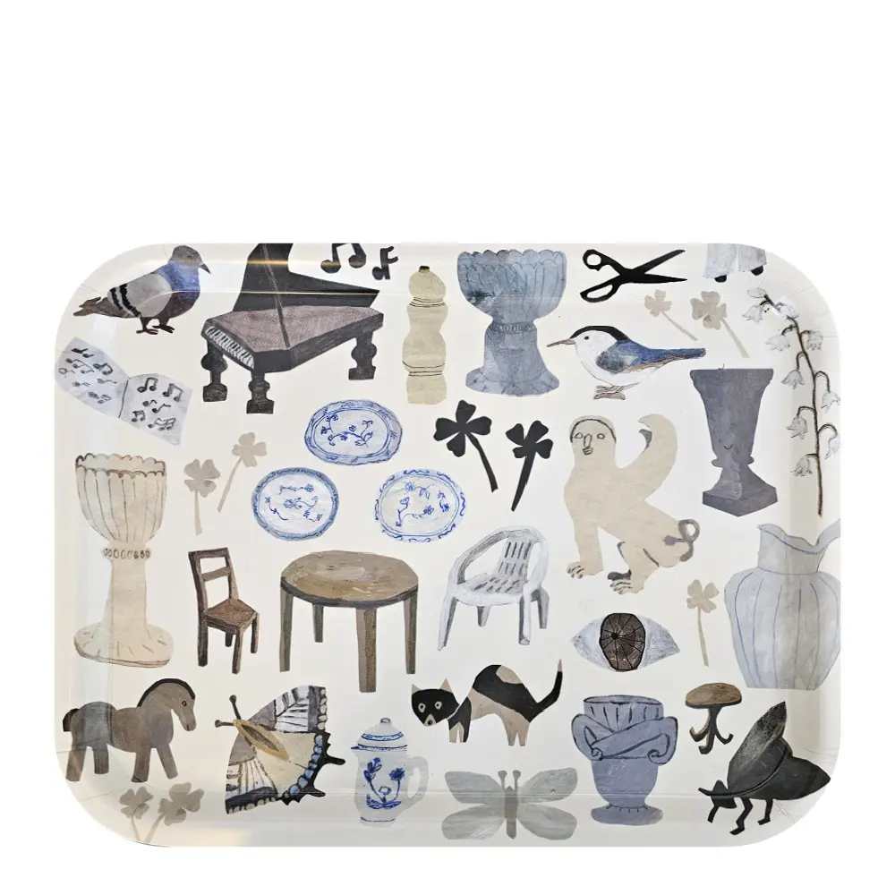 Cervera x Emilia Ilke Tarjotin 36x28 cm Beige