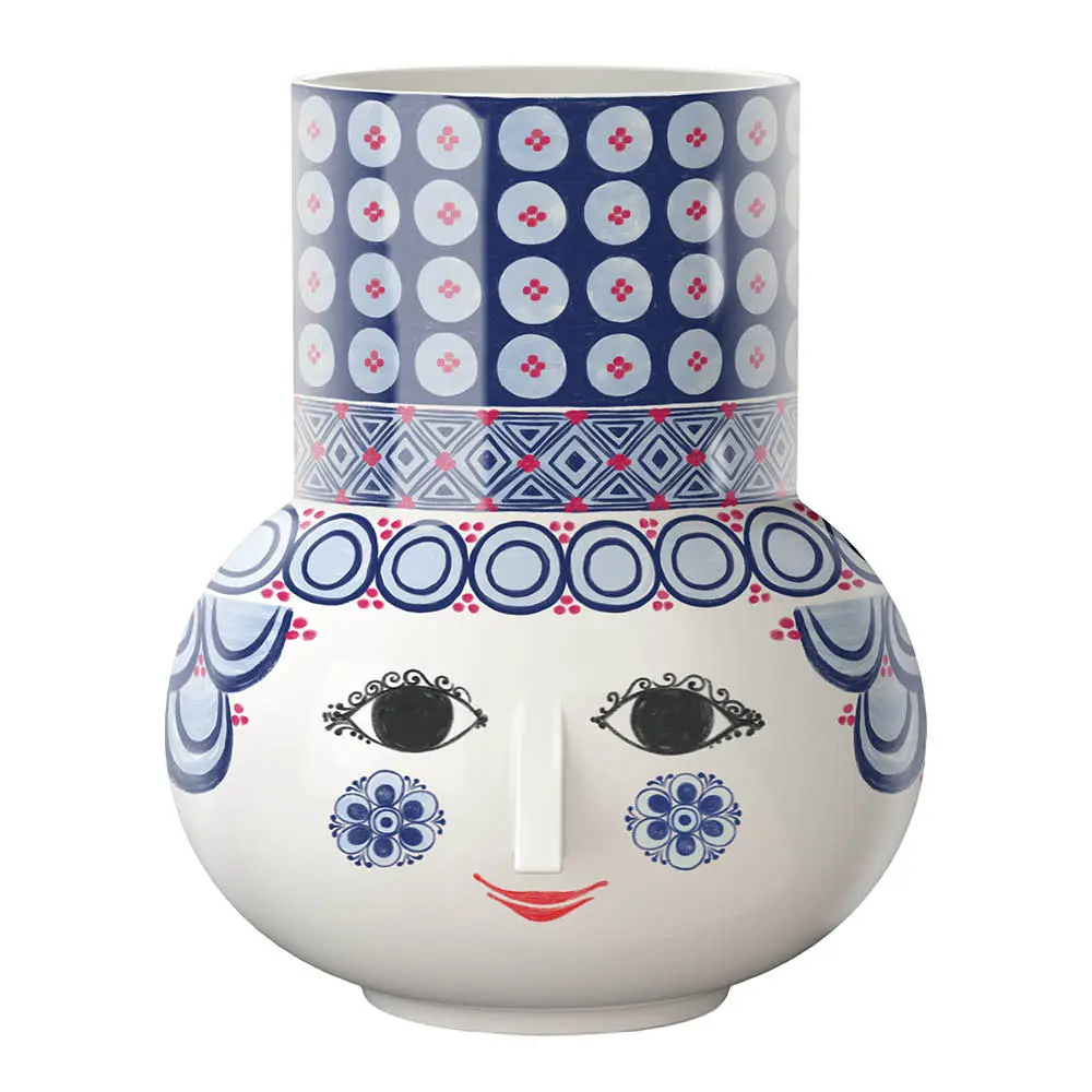 Olga Maljakko 20 cm Sininen