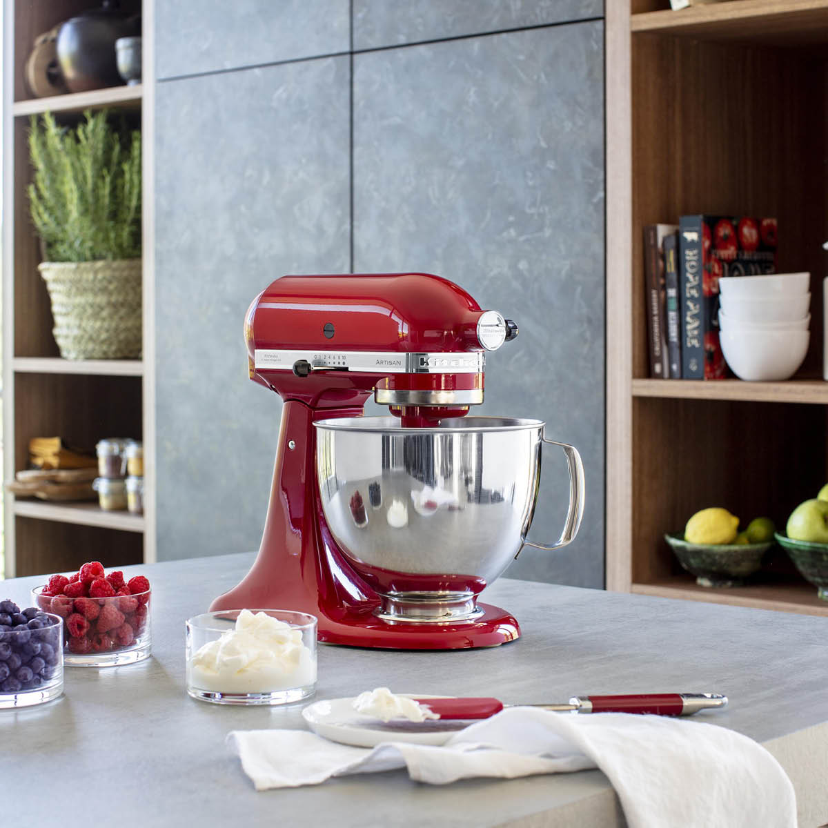 KitchenAid Artisan kjøkkenmaskin 5KSM125EER 4,8L empire red