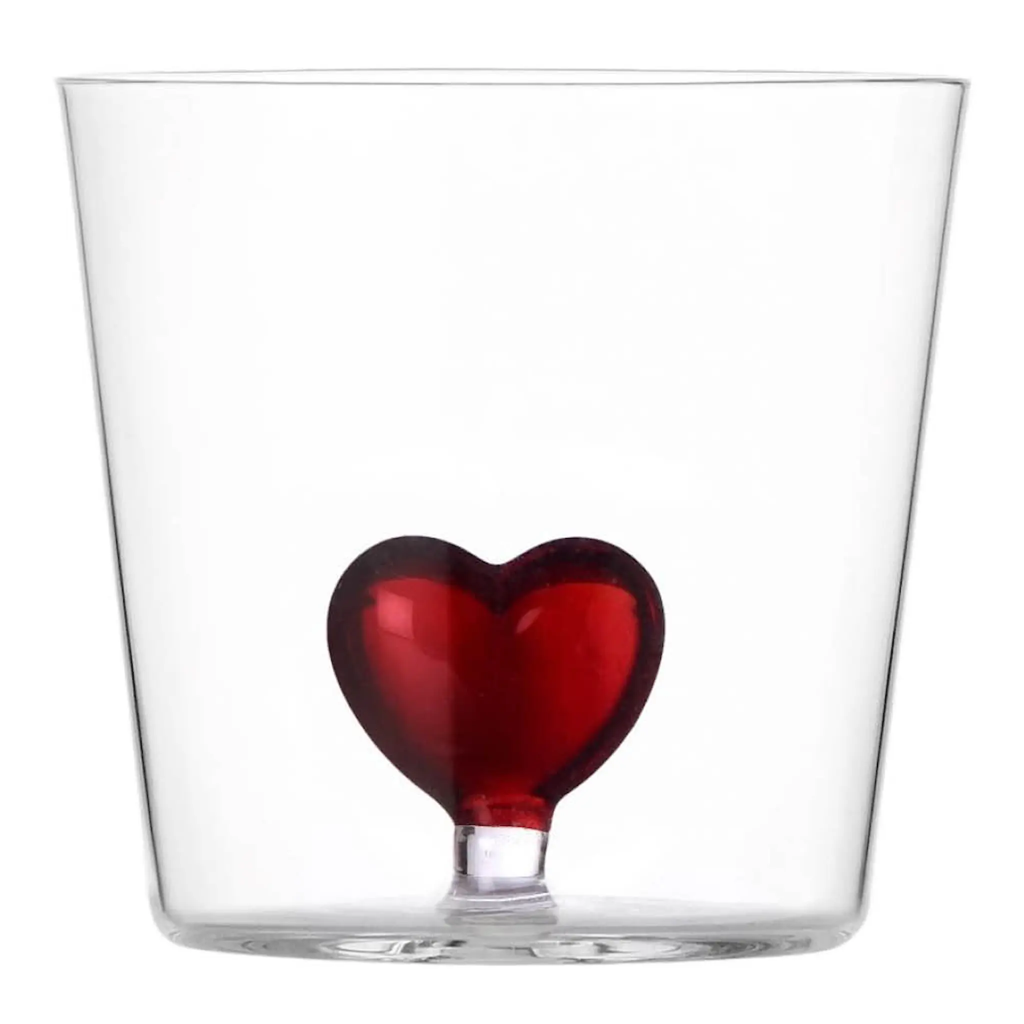 Ichendorf Milano Cuore vesilasi 35 cl sydän punainen