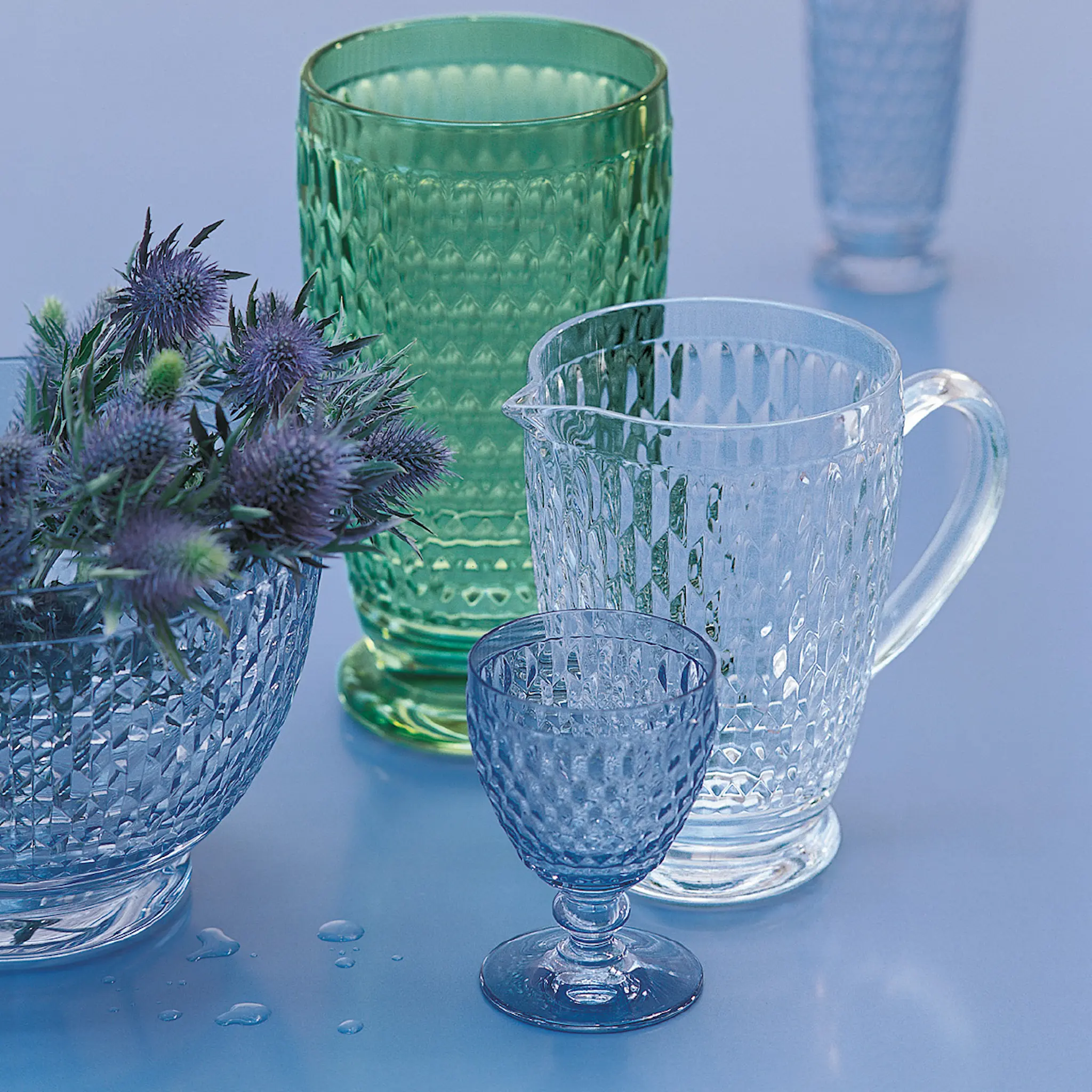 Villeroy & Boch Boston vitvinsglas 23 cl blå