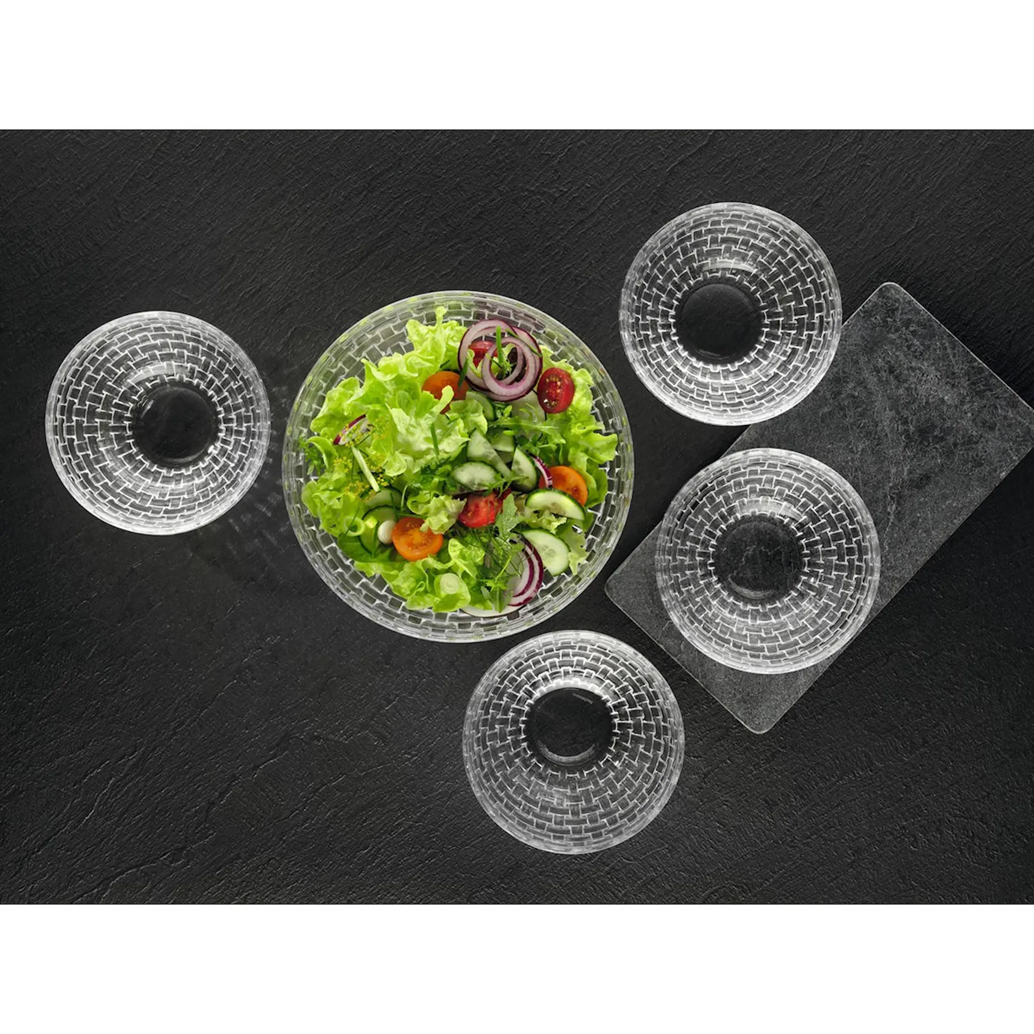 Nachtmann Bossa Nova Dippskål Rund 9,5 cm 4-Pack