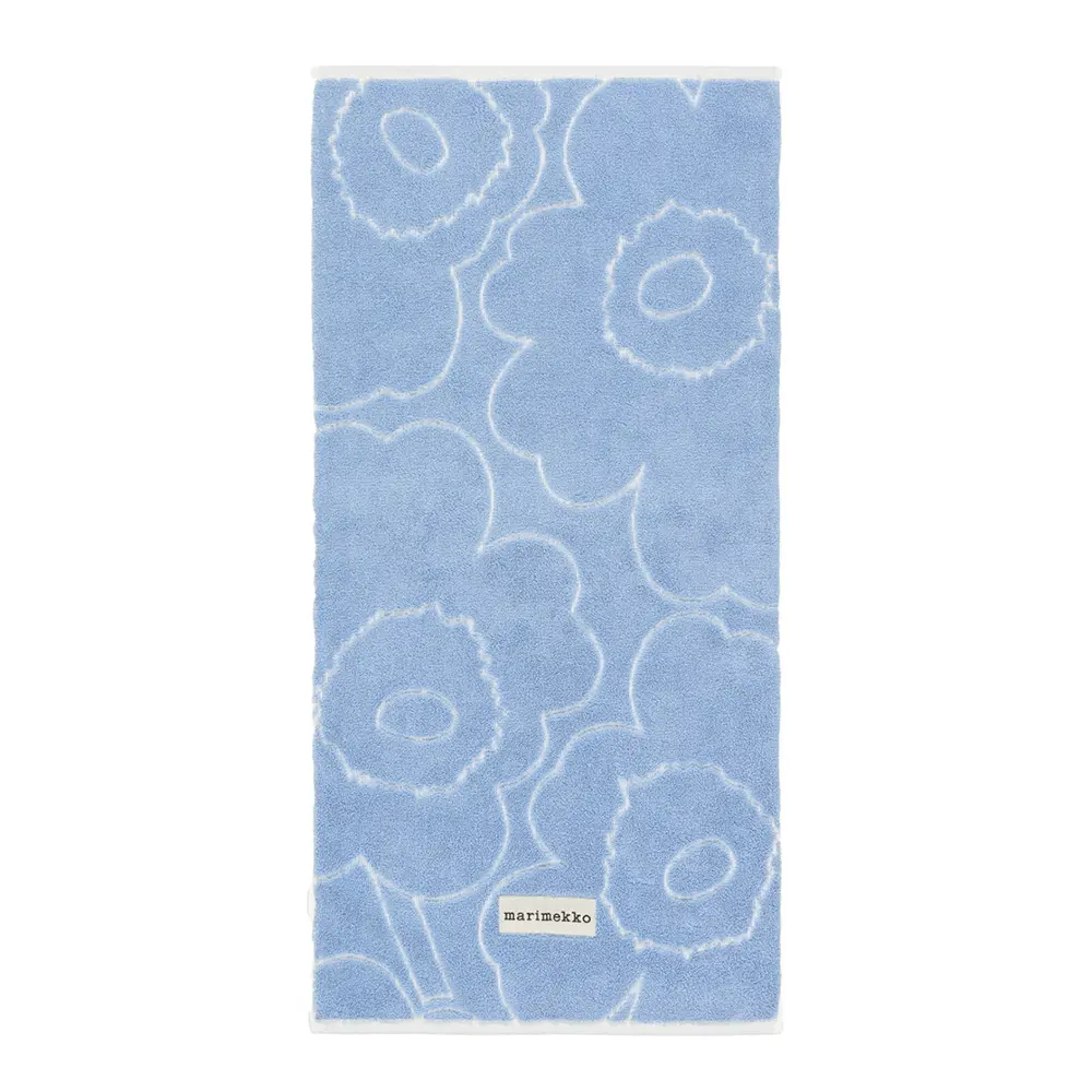 Piirto Unikko Pyyhe 50x100 cm Sininen/Valkoinen