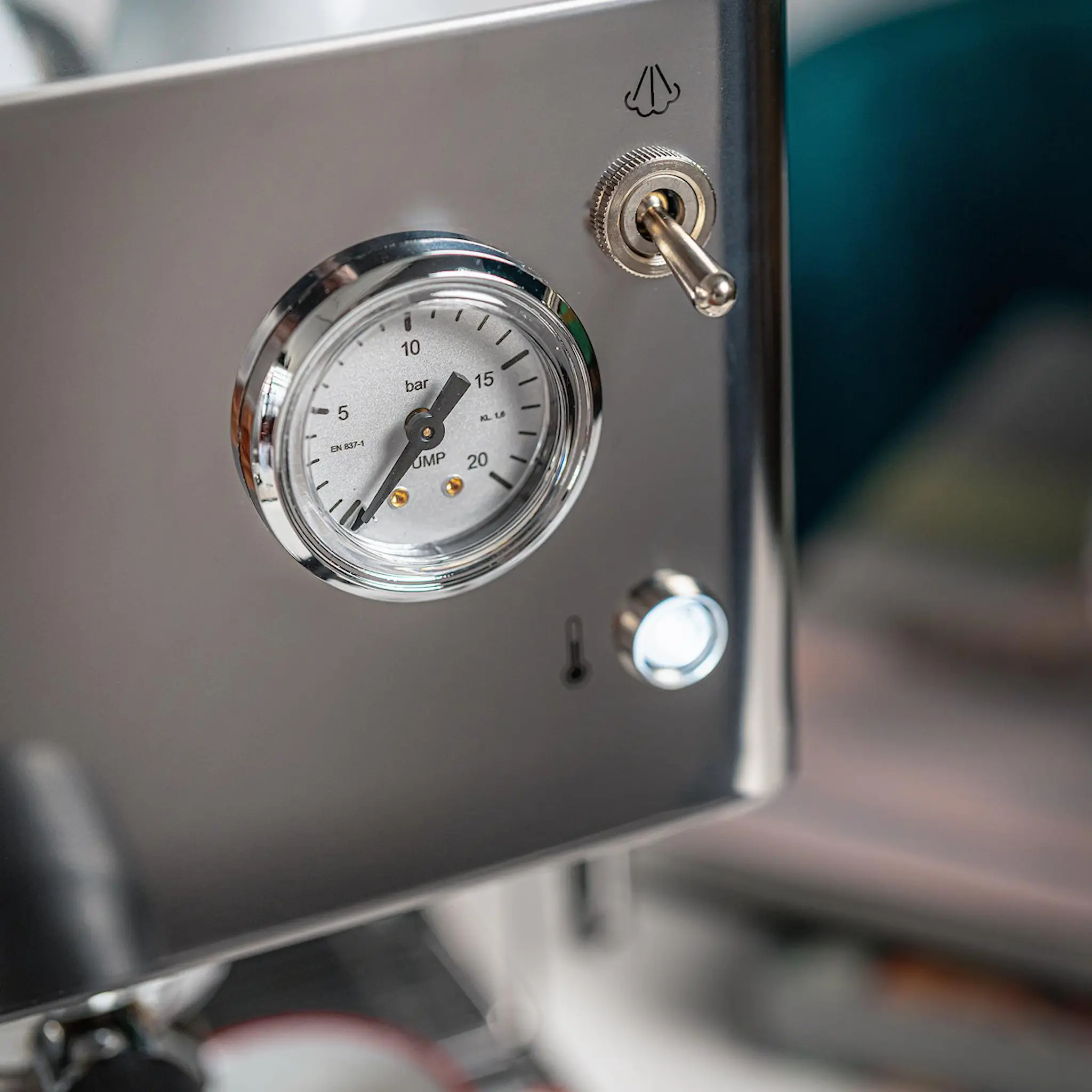 La Pavoni Casabar Steel Manuaalinen Espressokeitin Teräs