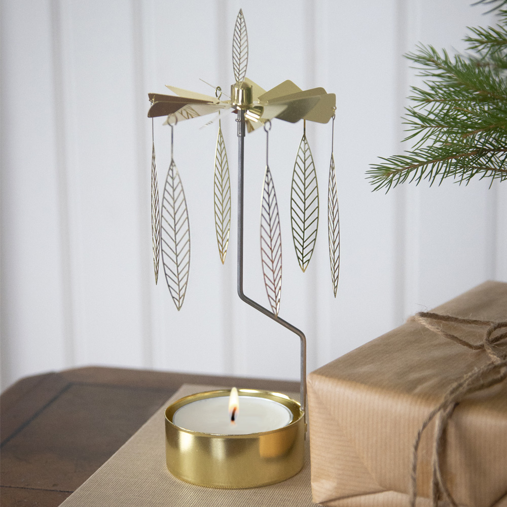 Pluto Änglaspel Salix 8x20x8 cm Guldmetall