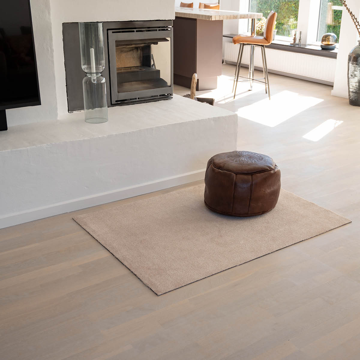 Tica Copenhagen Unicolor golvmatta 130x90 cm ivory