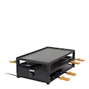 Raclette 162655 8 pers 44x25 cm 1300W bambu