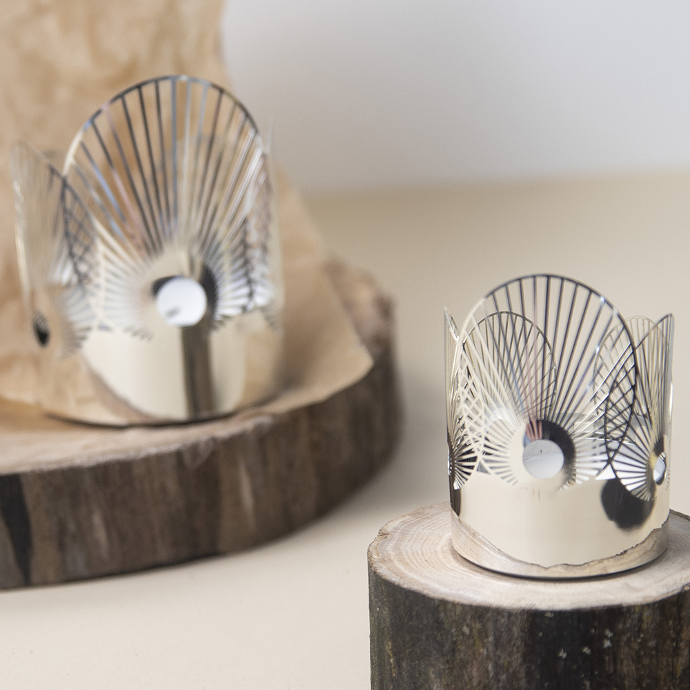 Pluto Sun Kynttilälyhty Hopea