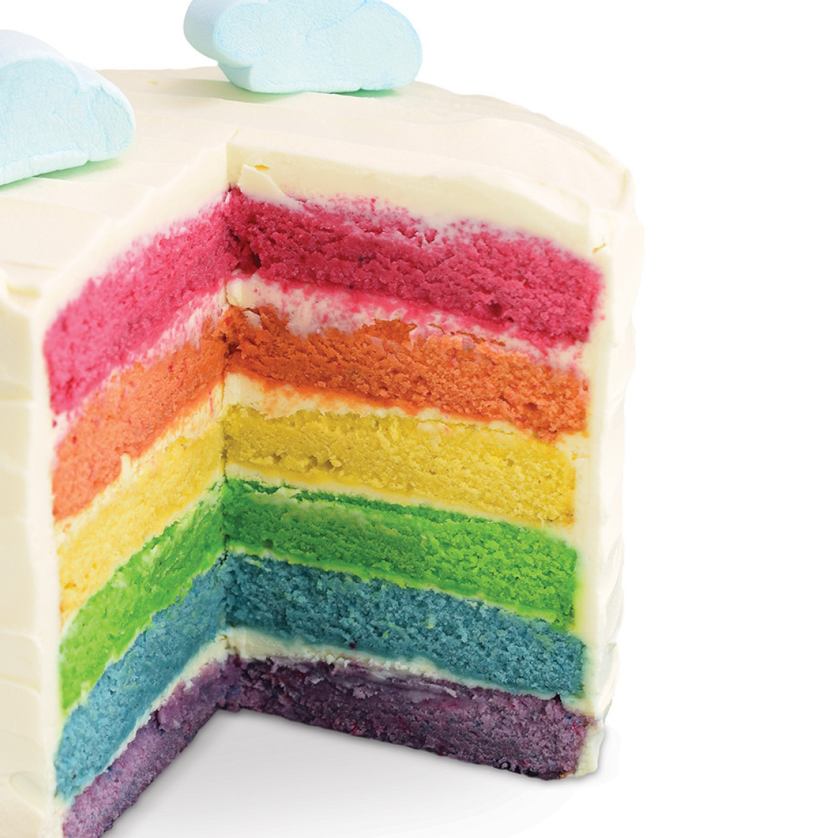 ScrapCooking Regnbågstårta set med färgpulver & måttsked